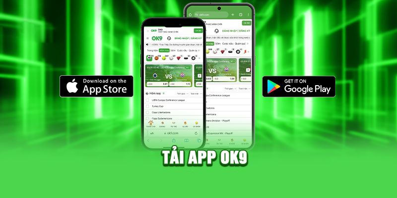 Cách tải app OK9 chi tiết cho ios và android